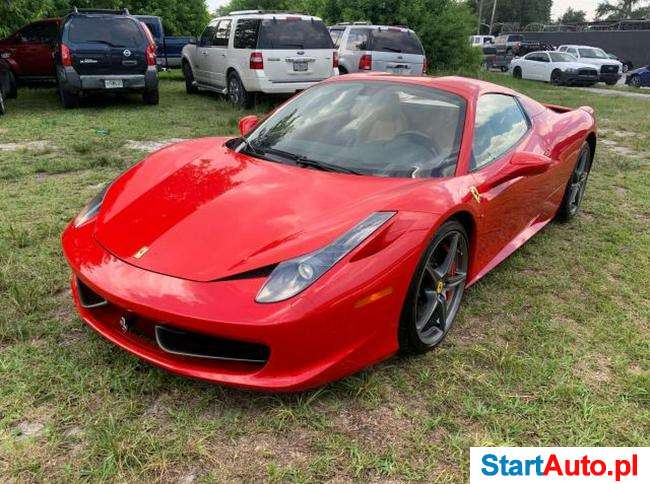 Ferrari 458 Spider 4.5 l V8 570KM 07/2012