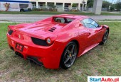 Ferrari 458 Spider 4.5 l V8 570KM 07/2012