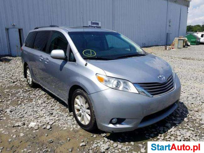 Toyota Sienna LE 3.5 benz. V6 268 KM 6-bieg. automat 7-osob. 2011