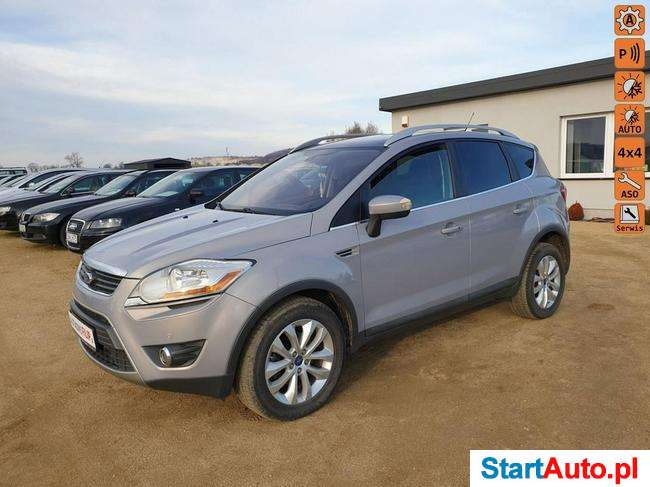 Ford Kuga 2.0 170 km Napęd 4x4PANORAMA AUTOMAT Klimatronik Parktronik Bogata wer