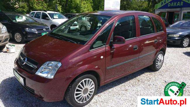 Opel Meriva Klimatyzacja 1.6 ei opłacony