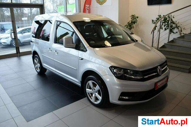 Volkswagena Caddy 2,0 / 5 os. / Tempomat / ALU / PDC / Salon PL / ASO