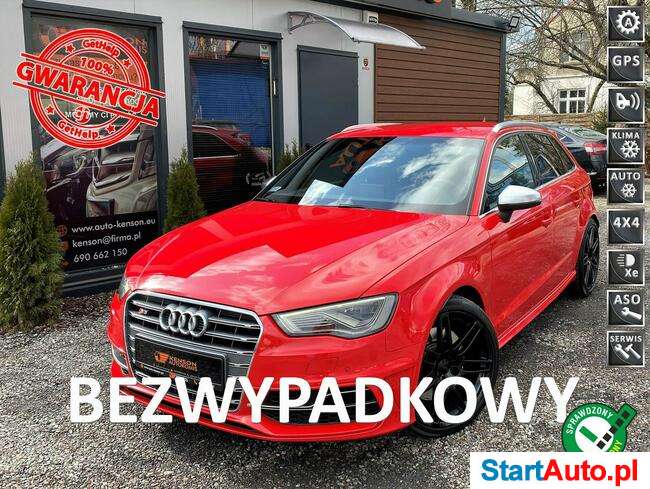 Audi S3 Polski salon, Bezwypadkowy, Alcantara, 2x Alufelgi + Opony L/Z