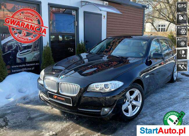 BMW 530 HeadUp, Podgrzewane skórzane fotele, Nawigacja, Czujniki parkowania