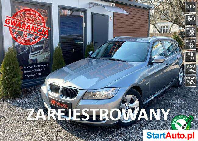 BMW 320 Nawigacja, Skórzana tapicerka, Czujniki cofania, 2x opony L/Z
