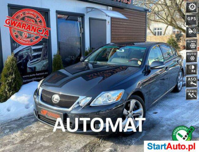 Lexus GS Skórzana tapicerka, Podgrzewane, wentylowane fotele, Nawigacja
