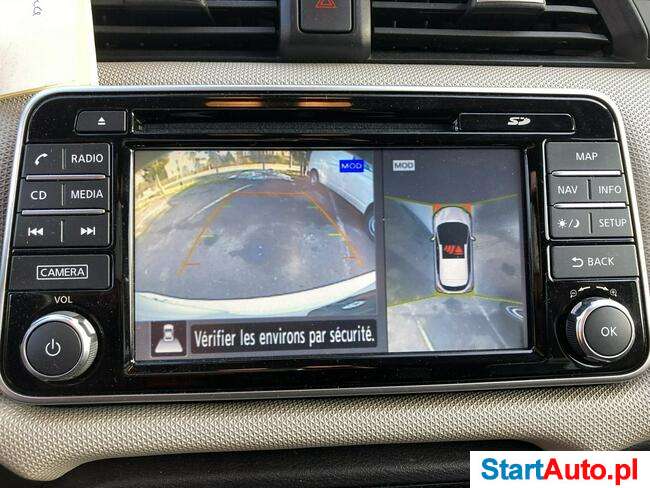Nissan Micra 1,6-90KM Bogata wersja Kamery Navi 2018