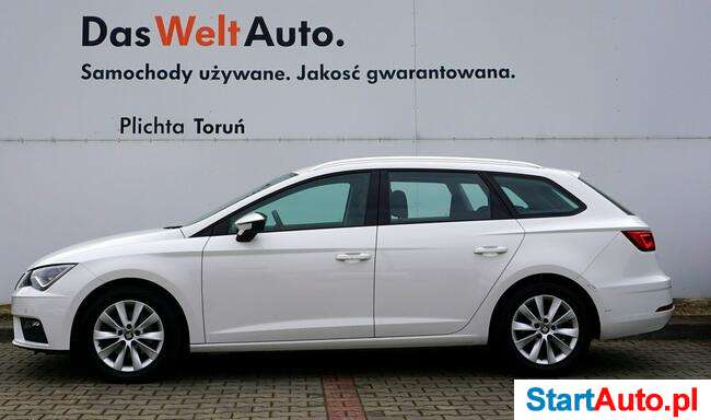 Seat Leon 1,6 TDI CR 115KM STYLE Kombi LED Tempomat Pod.Fotele ALU NAVI FV23%