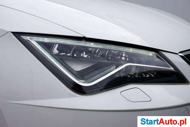 Seat Leon 1,6 TDI CR 115KM STYLE Kombi LED Tempomat Pod.Fotele ALU NAVI FV23%