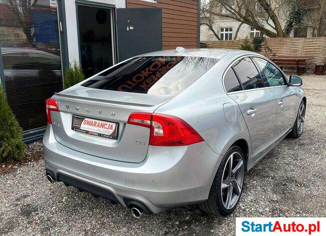 Volvo S60 RDESIGN, Skóra plus alcantara, Nawigacja, Czujniki P, Pełny serwis ASO
