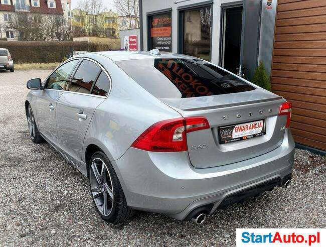 Volvo S60 RDESIGN, Skóra plus alcantara, Nawigacja, Czujniki P, Pełny serwis ASO