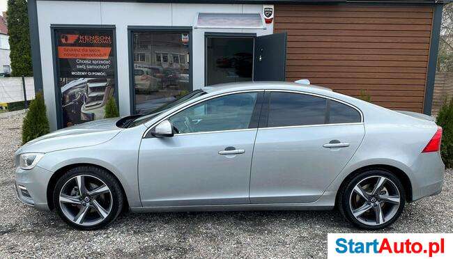 Volvo S60 RDESIGN, Skóra plus alcantara, Nawigacja, Czujniki P, Pełny serwis ASO