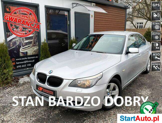 BMW 523 Zadbana, Śliczna, Oryginalny przebieg, Manual, Klimatyzacja