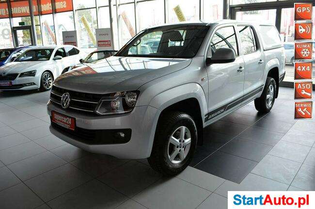 Volkswagen Amarok 2,0 / 180 KM / 4X4 / NAVI / ALU / Tempomat / DVD / B