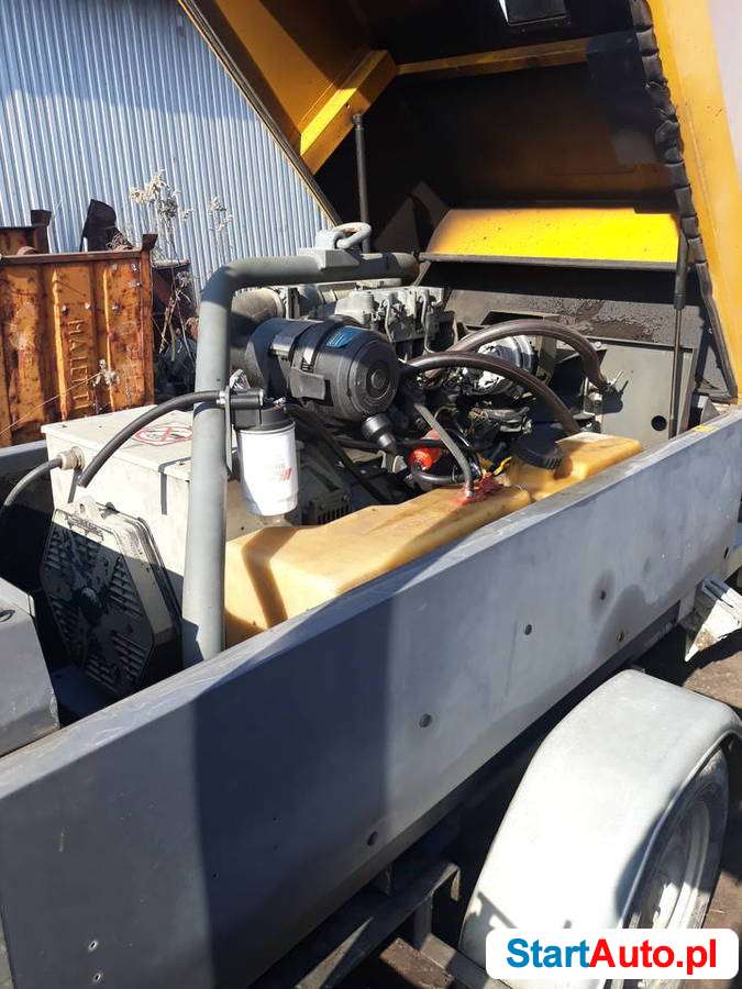 Agregat Atlas Copco qax 12 Maszt oświetleniowy