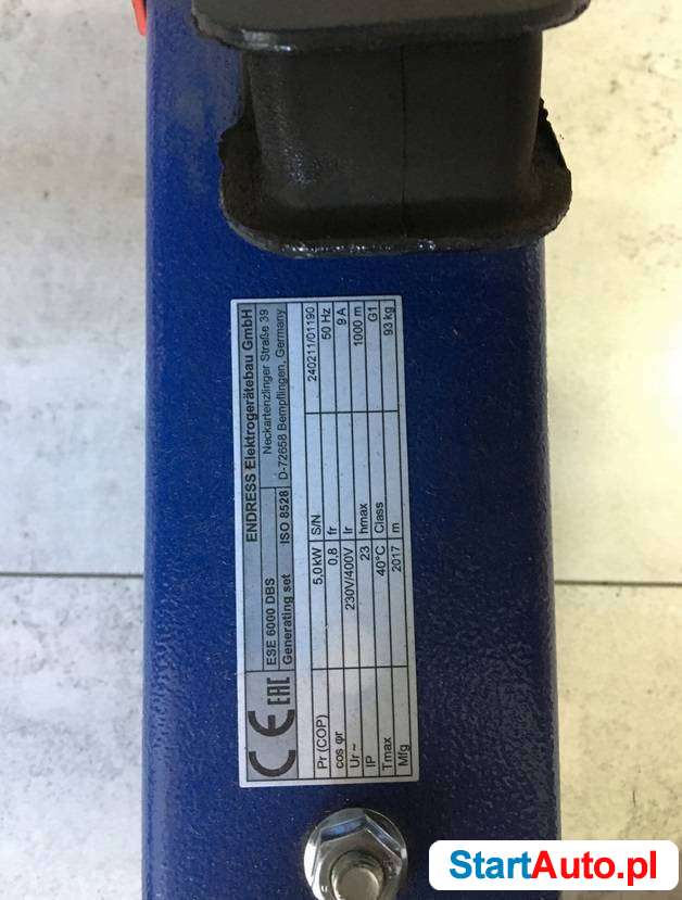 Agregat ENDRESS ESE 6000 DBS