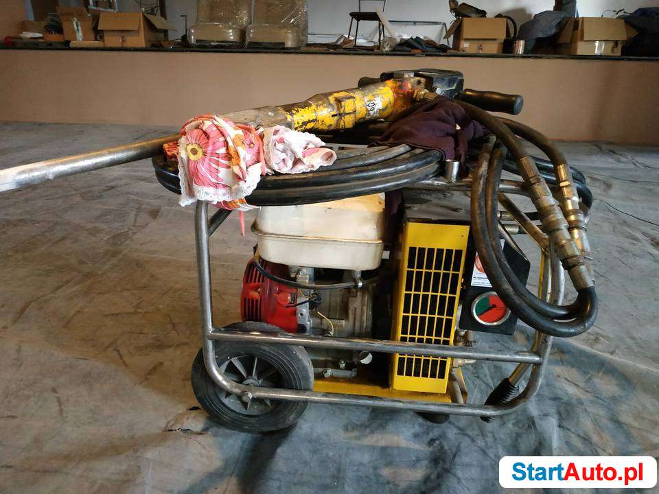 Agregat hydruliczny ATLAS COPCO LP9-20P 20L filmik youtube