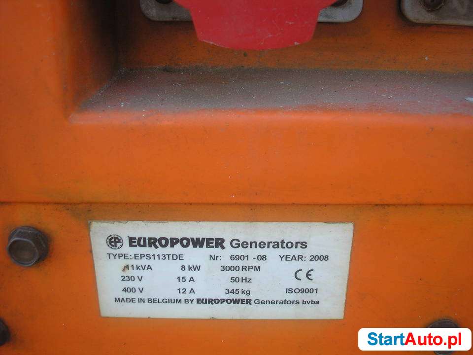 AGREGAT KONTENEROWY EUROPOWER SILNIK KUBOTA DIESSEL