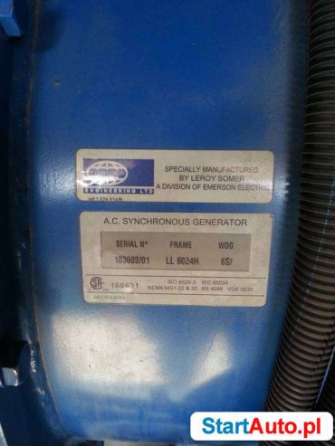 Agregat prądotwórczy FG Wilson 550 kVA wyciszony samojezdny