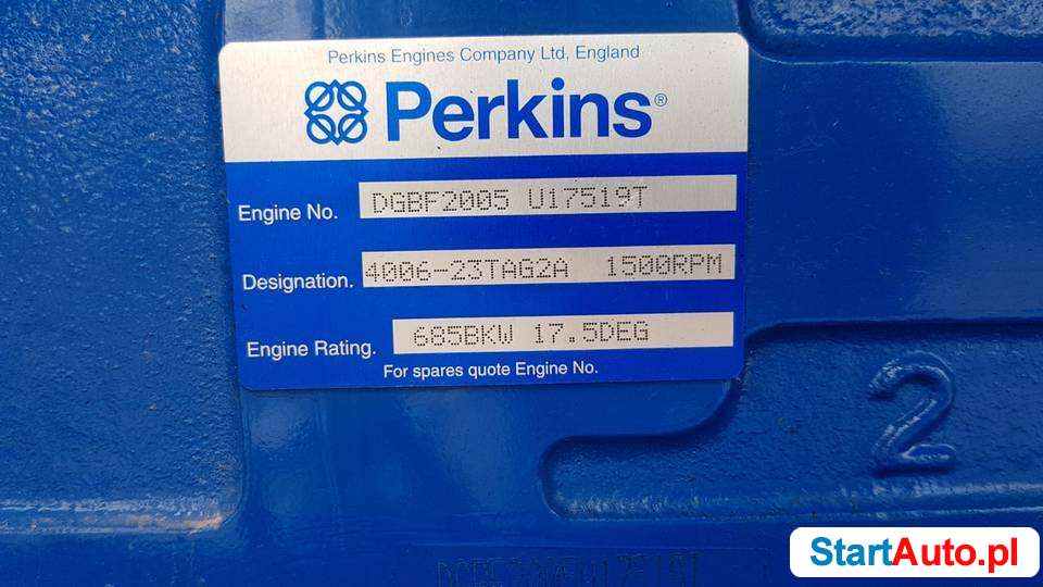 Agregat prądotwórczy FG WILSON HE-P730P1 730kVA