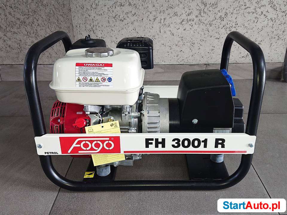 Agregat prądotwórczy FOGO FH3001R AVR 2,7kW 230V HONDA