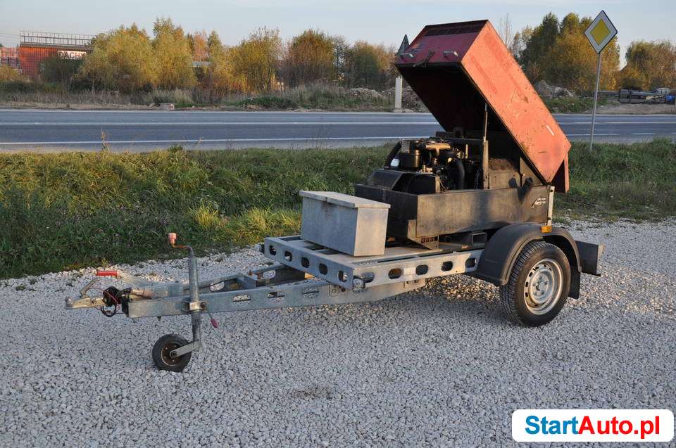 AGREGAT PRĄDOTWÓRCZY MOSA TS300 ZE SPAWARKĄ NA PRZYCZEPIE