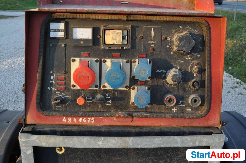 AGREGAT PRĄDOTWÓRCZY MOSA TS300 ZE SPAWARKĄ NA PRZYCZEPIE