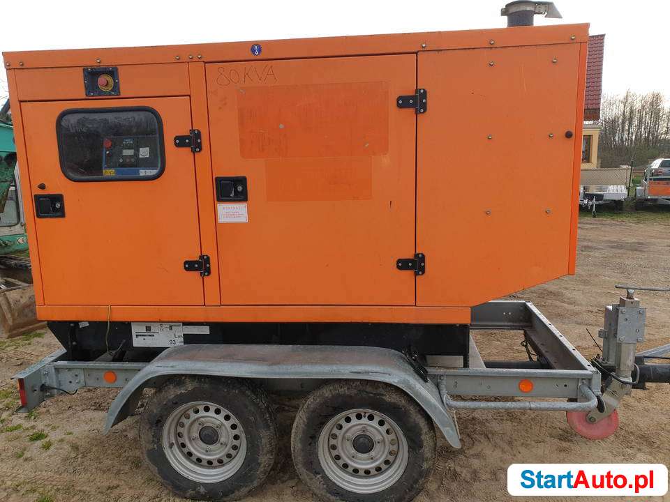 Agregat prądotwórczy sdmo na przyczepie 85 kV a