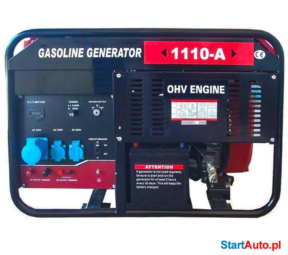 Agregat prądotwórczy WEIMA WM1110A, 9.5KW