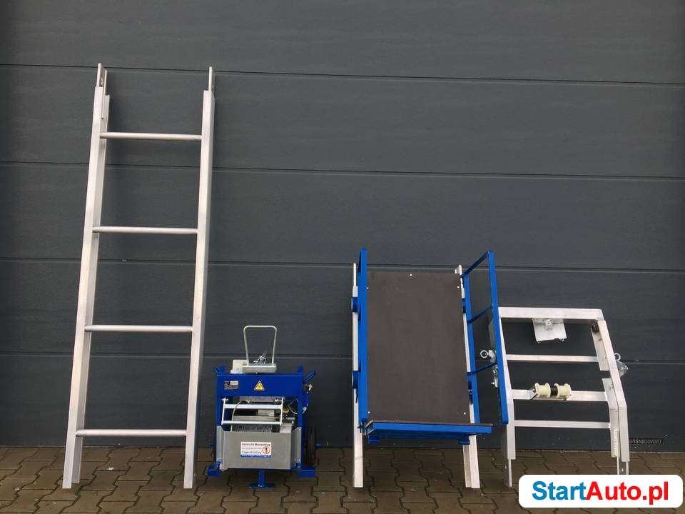 Aluminiowa drabina dekarska Simplex 200 Standard winda dach