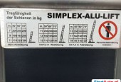 Aluminiowa drabina dekarska Simplex 200 Standard winda dach