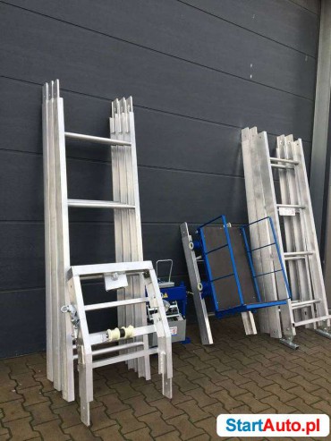 Aluminiowa drabina dekarska Simplex STI 250 Comfort 12m geda
