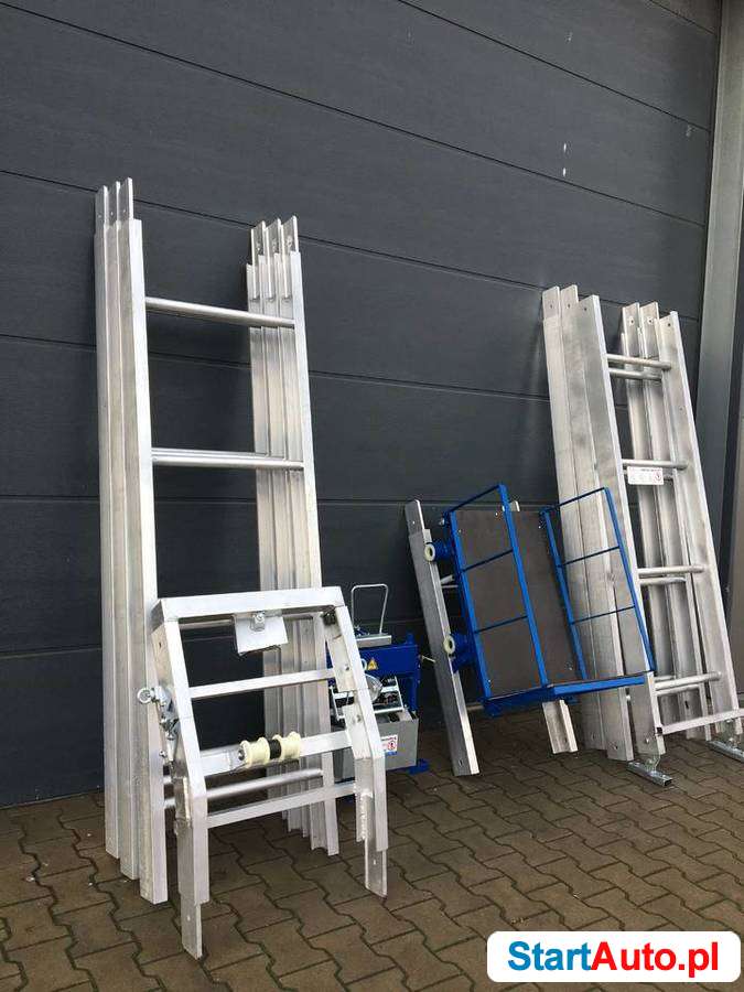 Aluminiowa drabina dekarska Simplex STI 250 Comfort 12m geda