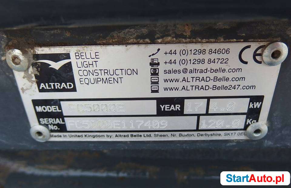 Belle PCX20/50 z silnikiem Hondy GX 160