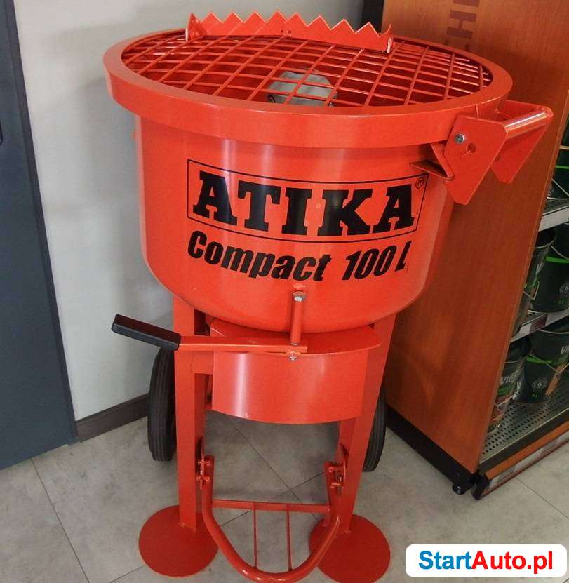 Betoniarka mieszalnik mikser ATIKA Compact 100l