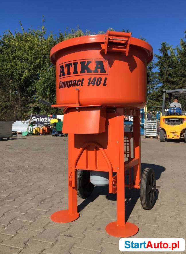 Betoniarka mieszalnik mikser ATIKA Compact 140L do zaprawy
