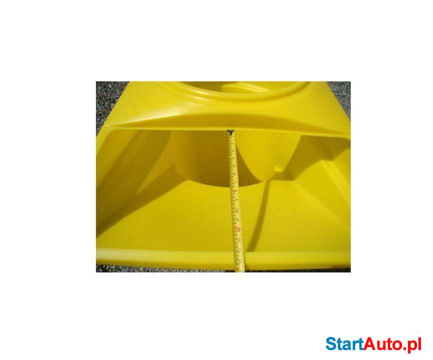 Budowlany zsyp gruzu lej rękaw 10m kompletny mocny plastik