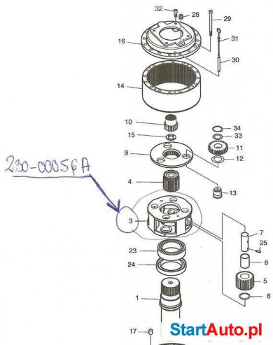 Doosan, Daewoo CARRIER No 2 230-00056A