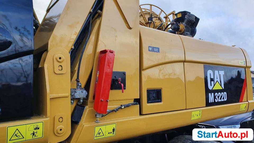 CAT M322D Serwis CAT Przeladunkowa Wyburzeniowa Fuchs VIDEO