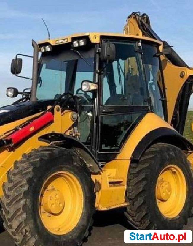 , . Caterpillar 444F Koparko ladowarka Duże KOLA vat=0