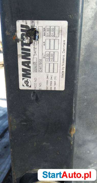 Chłodnica wody cieczy oleju Manitou 229230 [MB 6065]