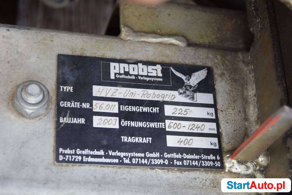 chwytak do kostki PROBST HVZ Uni Robogrip