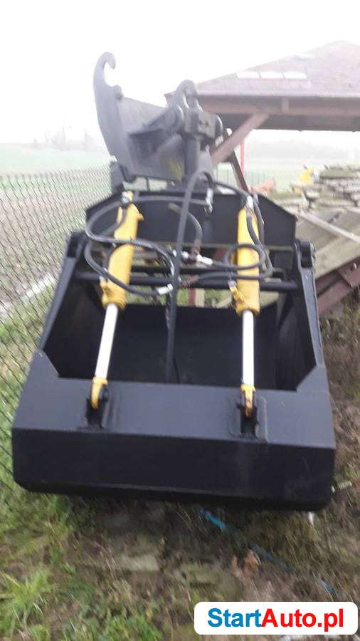 Chwytak łyżka do materiałów sypkich do koparki z rotatorem