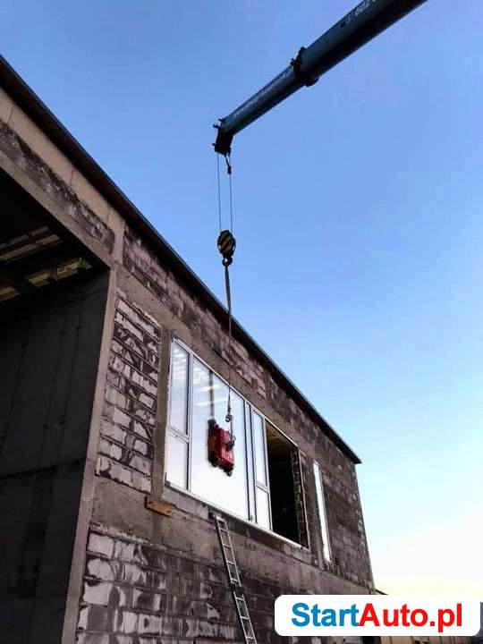 Chwytak próżniowy do montażu szkła, zawiesie 600 kg