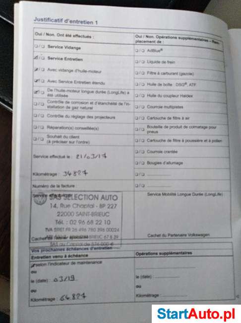 Golf Sportsvan, Radar bogata wersja Euro6