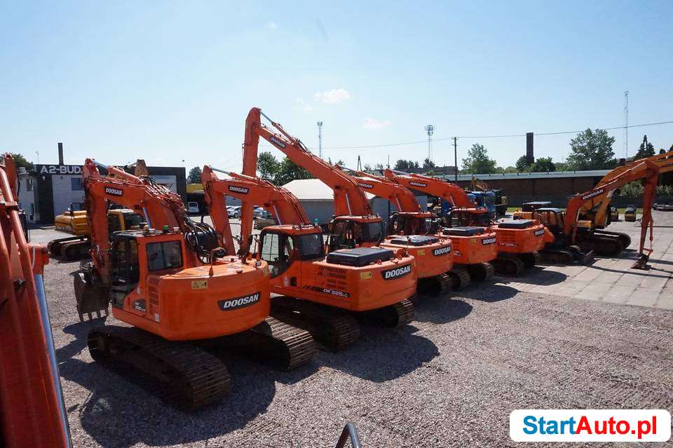 DOOSAN – największy wybór używanych koparek