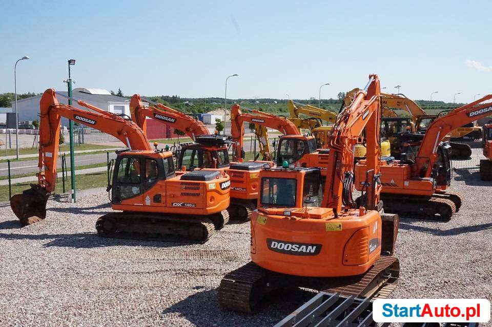 DOOSAN – największy wybór używanych koparek