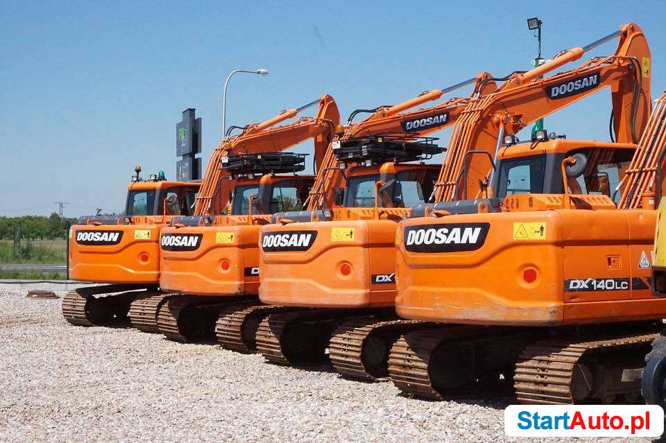 DOOSAN – największy wybór używanych koparek