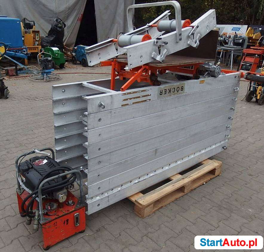 Drabina Winda Dekarska BOCKER Wyciąg 17m spalinowa