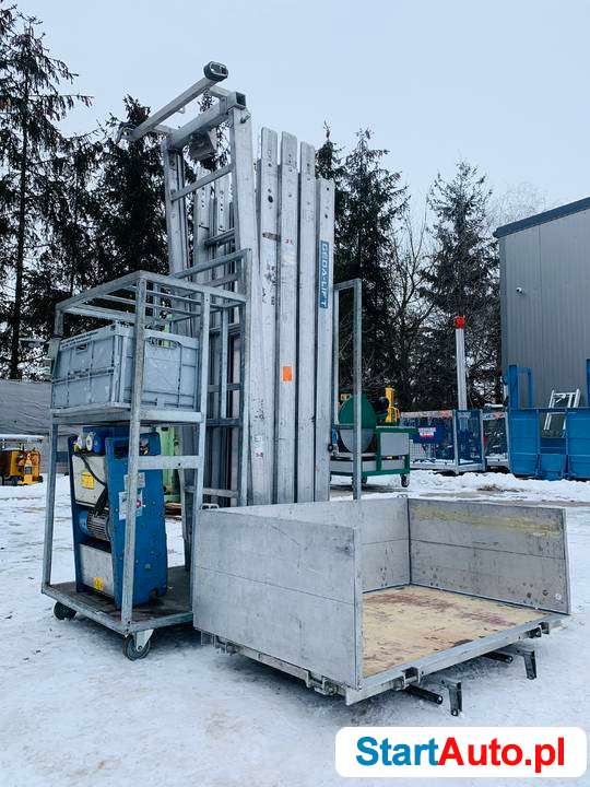 Drabina winda dekarska budowlana GEDA Umzuglift 200kg 14m